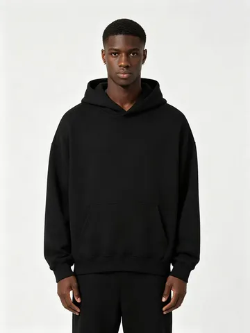 Ανδρικό Βαry Fleece Hoodie Monokhromo Casual Farry Makry Maniki Himoniatika Roukha
