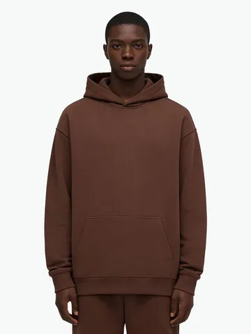 Men's Heavyweight Fleece Hoodie And Jogger Pants Set Casual Solid Color Long Sleeve Pullover Hooded Sweatshirt Tracksuit