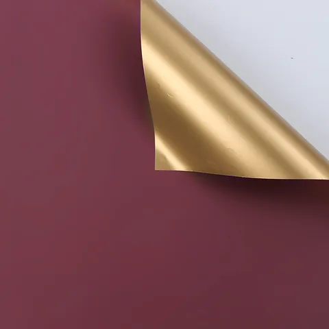 Carta da Imballaggio per Fiori Impermeabile a Doppia Faccia Bicolore Oro Rosa Oro Ouya Carta per Confezioni Regalo Floreali
