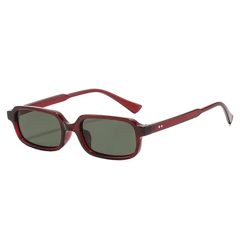 Vintage Eckige Sonnenbrille Für Damen Herren Mode Rechteckiger Rahmen Retro Anti Blaulicht Brille Reise Sonnenbrille