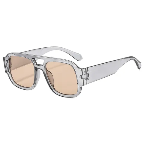 Retro Oversized Pilot Sunglasses For Women Men Vintage Wine Red Big Frame Square Sun Glasses UV400 Protection Fashion Eyewear