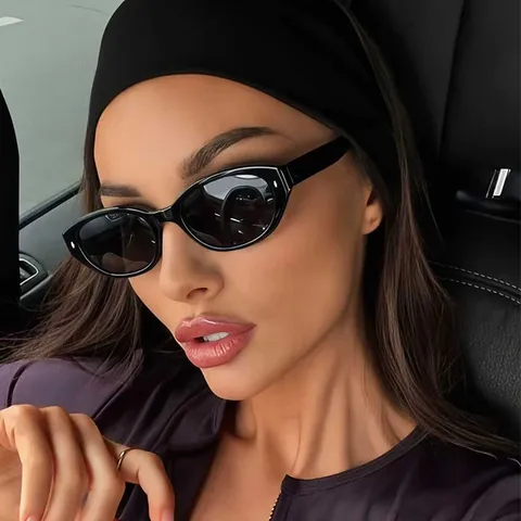 Vintage Katzenauge Sonnenbrille Für Damen Herren Polarisiert Mode Y2K Retro Kleiner Rahmen Sonnenbrille Trendy UV400 Outdoor