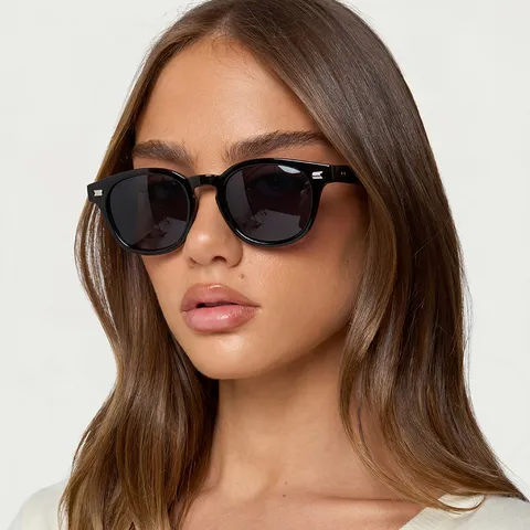 Retro Runder Rahmen Sonnenbrille Für Herren Damen Mode PC AC UV400 Schutz Outdoor Sonnenbrille Klassische Vintage Brillen