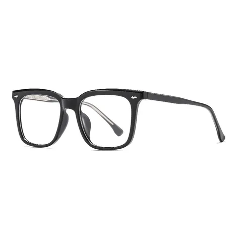 Unisex TR90 Anti Blaulicht Quadratischer Brillenrahmen Modische Planglasbrille Für Augenschutz Ohne Stärke