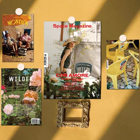 Aesthetic Room Decor Vintage Magazine Style Poster Decorative Cards Postcard Set Wall Art Collage Kit For Bedroom Living Room Home Decor