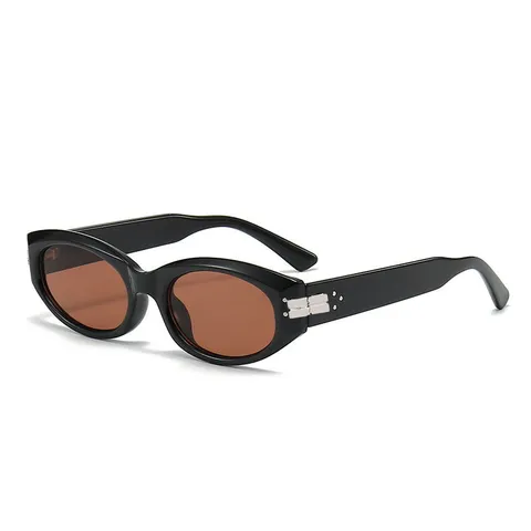 Vintage Retro Ovale Cat Eye Zonnebril Voor Vrouwen Koreaanse Stijl High End PC Frame UV400 Zonbescherming Mode Brillen Voor Reizen