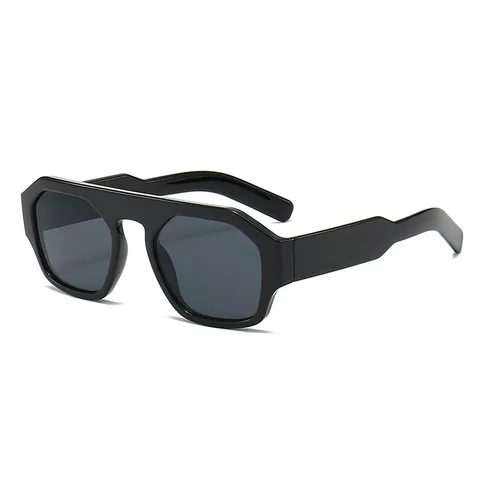 Retro Kleine Rahmen Sonnenbrille Damen Europäische Amerikanische Geometrische Polygonal PC Rahmen UV400 Schutz Dopamin Bonbonfarbe Sonnenbrille