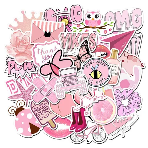 Waterproof Graffiti Stickers Aesthetic Vinyl Decals Cute Decals For Luggage Laptop Skateboard Water Bottle Car