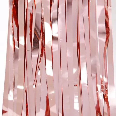 Metallic Tinsel Foil Fringe Curtain Party Backdrop Birthday Wedding Stage Stage Event Decorations Photography Props