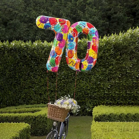 Large Multicolor Number Aluminum Film Balloon Star Pattern Foil Mylar Balloon For Birthday Wedding Festive Party Decoration