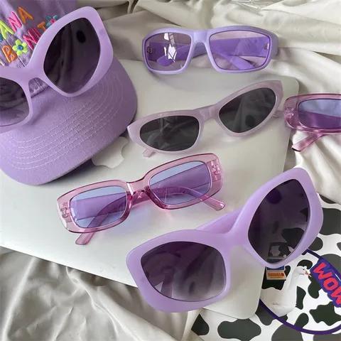 Mode Retro Cat Eye Sonnenbrille Damen Großes Gestell Farbverlauf Sonnenbrillen UV400 Schutz Trendige Brille