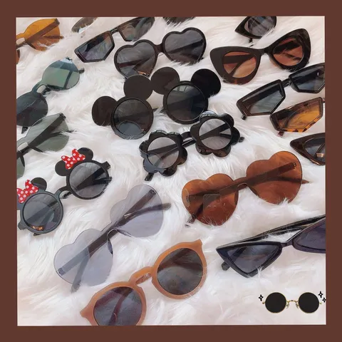 Retro Exageriert Cat Eye Quadratisch Rund Dreieck Sonnenbrille Damen Mode Party Brille