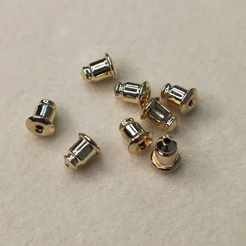 Fermoirs de Boucle d'Oreille de Rechange en Cuivre Silicone Fermoirs de Sécurité Bouchons pour Boucles d'Oreilles Clous Fabrication de Bijoux Bricolage Accessoires