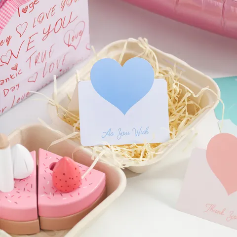 Herz Grußkarte 3D Faltung Macaron Farbe Mini Nachricht Karte Für Valentinstag Geburtstag Hochzeit Florist Geschenk Karte