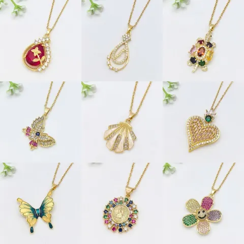 Elegante Collana Girocollo a Cavo in Acciaio Inossidabile per Donna Collana con Ciondolo a Goccia d'Acqua Farfalla Geometrica in Rame Strass Gioielli