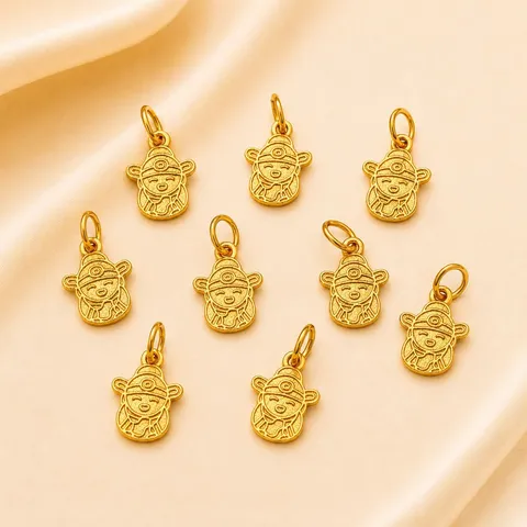 Vintage Verguld Koper Tasje Kalebas Bedels Voor Armband Ketting Maken Traditionele Gelukkige Ambacht Sieraden Accessoires