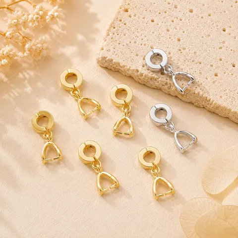 Koper Strass Multifunctionele Sluiting Ronde Connector Sieraden Maken DIY Armband Ketting Eindsluiting Component Bevindingen