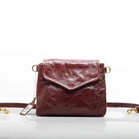 Borsa A Tracolla Minimalista In Vera Pelle Bovina Da Donna Retro Borsa A Tracolla Conciata Al Vegetale Pendolare Borsa Giornaliera