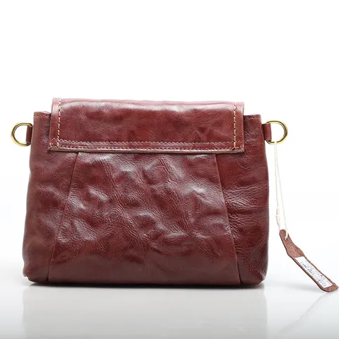 Borsa A Tracolla Minimalista In Vera Pelle Bovina Da Donna Retro Borsa A Tracolla Conciata Al Vegetale Pendolare Borsa Giornaliera