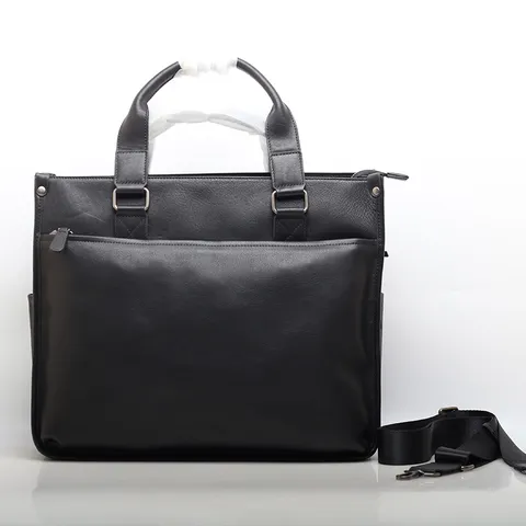 Ventiquattrore da Uomo in Pelle da Lavoro Grande Capacità Borsa per Laptop Borsa a Mano Viaggio Messaggero Tracolla