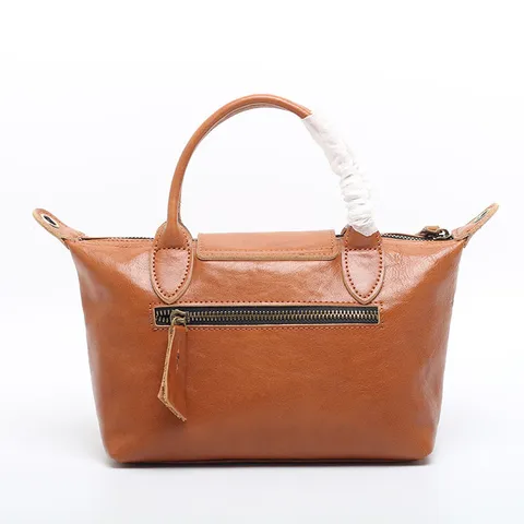 Borsa a Tracolla in Vera Pelle da Donna Vintage Pelle di Vacchetta Primo Strato Borsa a Spalla Casual Commuter Patta Piccola Borsa Quadrata