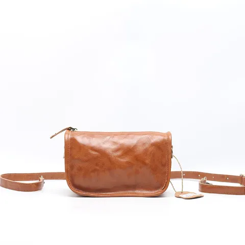Borsa a Tracolla in Vera Pelle da Donna Urbana Minimalista Borsa Sotto Ascella Pelle di Vacchetta Primo Strato Borsa a Mano