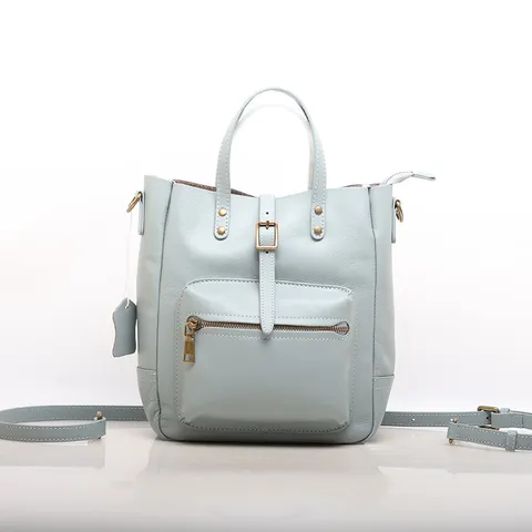 Borsa a Mano in Vera Pelle da Donna in Pelle Borsa a Tracolla Grande Capacità Borsa a Spalla Casual