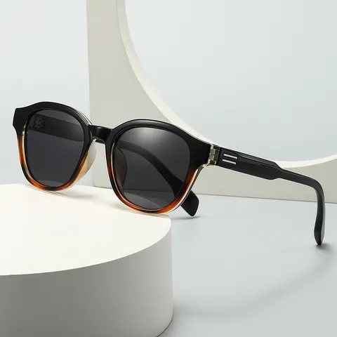 Ronde Gepolariseerde Zonnebril Voor Dames Heren UV400 Bescherming Kunststof TAC Lens Vintage Retro Mode Rijden Outdoor Bril