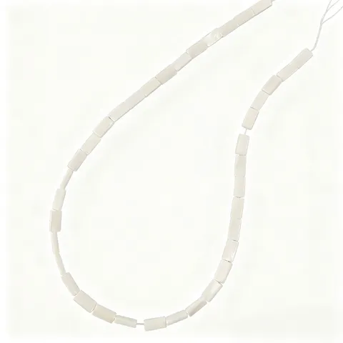Natural Freshwater Shell Beads Rectangle Loose Beads For DIY Jewelry Making Craft Accessories