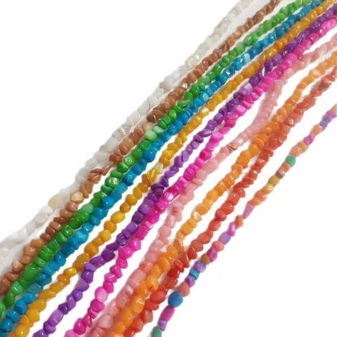 Natural Shell Broken Stone Irregular Beads DIY Necklace Bracelet Earring Hairpin Semi-Finished Jewelry Accessories