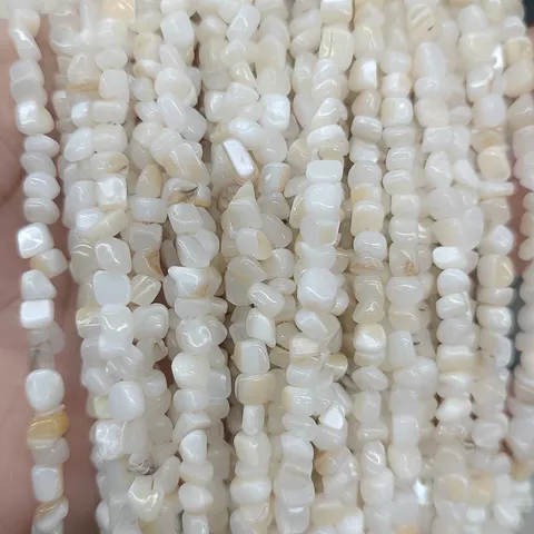 Natural Shell Broken Stone Irregular Beads DIY Necklace Bracelet Earring Hairpin Semi-Finished Jewelry Accessories