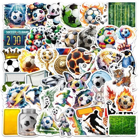 Pegatinas de Graffiti de Fútbol de la Copa del Mundo Calcomanías de Vinilo Impermeables Para Botella de Agua Teléfono Portátil Pegatinas Deportivas Creativas