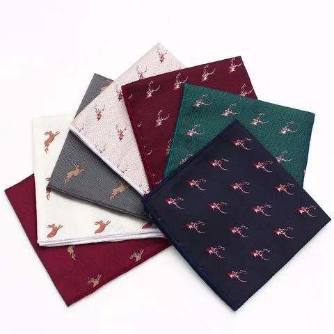 Taschino da Uomo Formale Business Seta Jacquard Paisley Floreale fazzoletto da Abito Accessorio Matrimonio