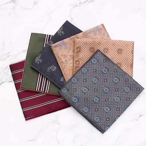 Heren Borstzakje Polyester Bedrukt Formeel Pak Geometrisch Patroon Bruiloft Zakelijk Pochette