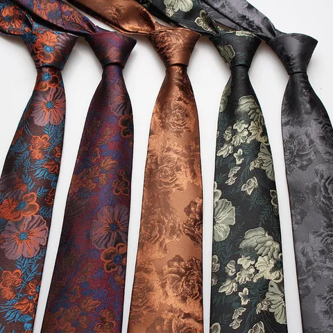 Hombres Clásico Negocios Casual Rayado Jacquard Corbata Retro Formal Traje Corbata Boda Fiesta Novio Cuello Ropa