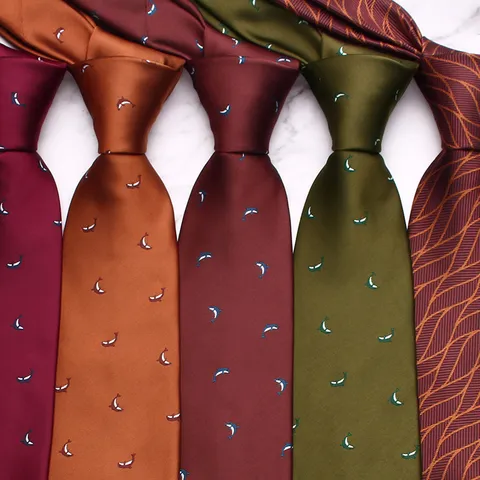 Men's Business Formal Jacquard Woven Necktie Classic Floral Pattern Neck Tie For Wedding Party Suit Men Accessories