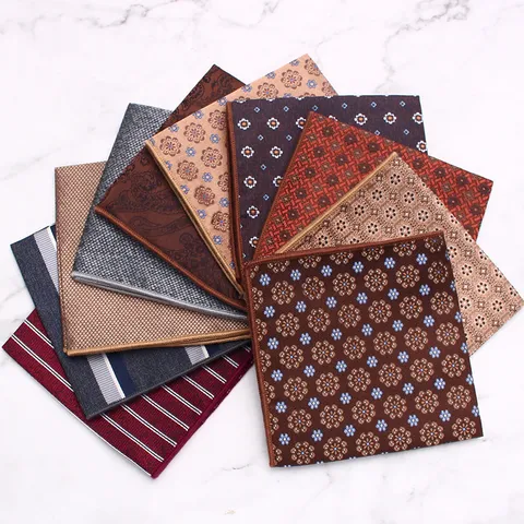 Heren Borstzakdoek Polyester Pak Smoking Zakdoek Geometrische Bloemenprint Zakelijk Bruiloft Mode