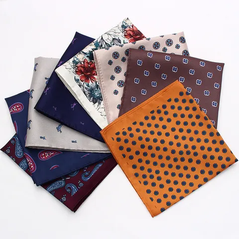 Heren Formeel Zakelijk Pak Borstzakdoek Bloemen Paisley Jacquard Bruiloft Smoking Zakdoek Accessoire