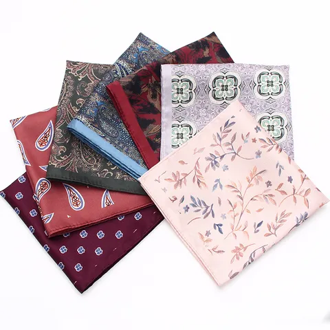 Heren Formeel Zakelijk Pak Borstzakdoek Bloemen Paisley Jacquard Bruiloft Smoking Zakdoek Accessoire