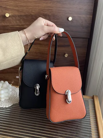 Echtes Leder Handy Tasche Für Damen Vintage Rindsleder Umhängetasche Minimalistisch Kleine Handtasche Schultertasche