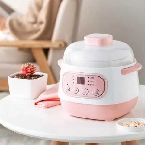 Household Ceramic Electric Stew Pot Multifunctional Automatic Water-Isolated Bird's Nest Soup Porridge Slow Cooker