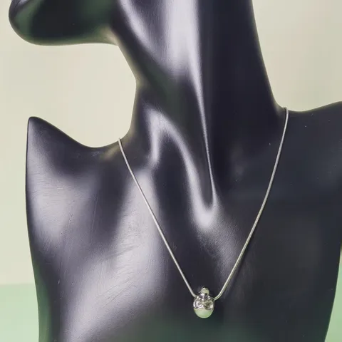 Gothic Skull Pendant Necklace Alloy Snake Chain Minimalist Cool Style Jewelry Gift For Men And Women