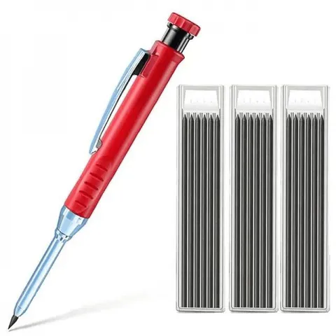 Tiefloch Holzbearbeitung Bleistift Engineering Druckbleistift Zimmermannsbleistift Lange Nase Marker Schnell Trocknend Skizze Werkzeug