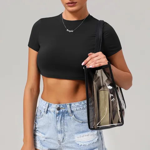 Damen Schnelltrocknendes Enges Yoga Kurzarm Top Athletisch Fitness Fitnessstudio Rundhalsausschnitt Gekürzt Einfarbig Activewear