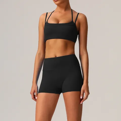 Ensemble de Yoga Manches Longues Séchage Rapide Sensation Nue pour Femmes Fitness Course Athlétique Entraînement Survêtement Gym Sports