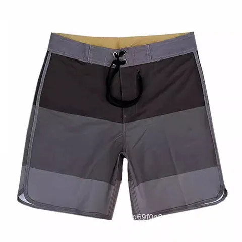 Men's Quick Dry Board Shorts Casual Striped Color Block Beach Swim Trunks High Stretch Summer Surf Shorts