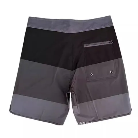 Men's Quick Dry Board Shorts Casual Striped Color Block Beach Swim Trunks High Stretch Summer Surf Shorts