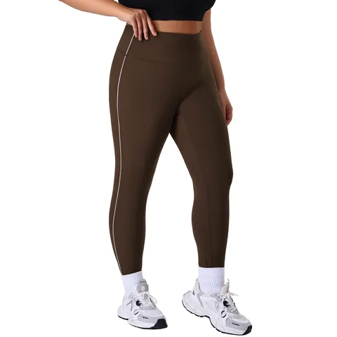 Plus Size Dames High Waist Yoga Leggings Nylon Spandex Hoge Rek Ademend Workout Fitness Hardlopen Sport Broek