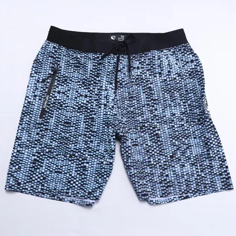 Short de Plage à Séchage Rapide pour Hommes Short de Bain Extensible dans les Quatre Directions Sportif Décontracté Été Fitness