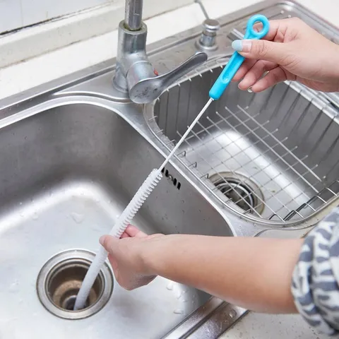 Flexibler Waschbecken Rohrreiniger Reinigungsbürste Lange Abfluss Verstopfung Entferner Werkzeug Für Bad Küche Haare Reinigung